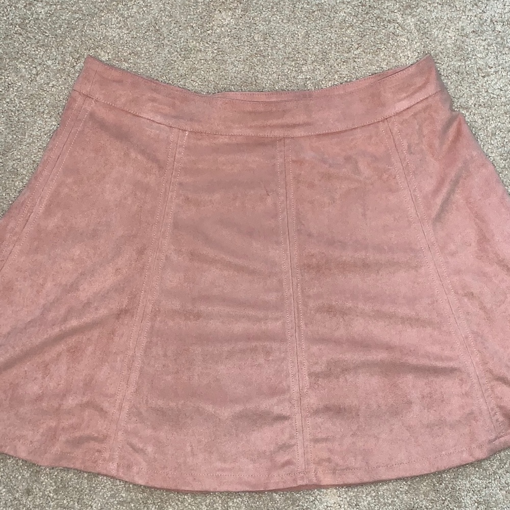 Light Pink A Line Skirt